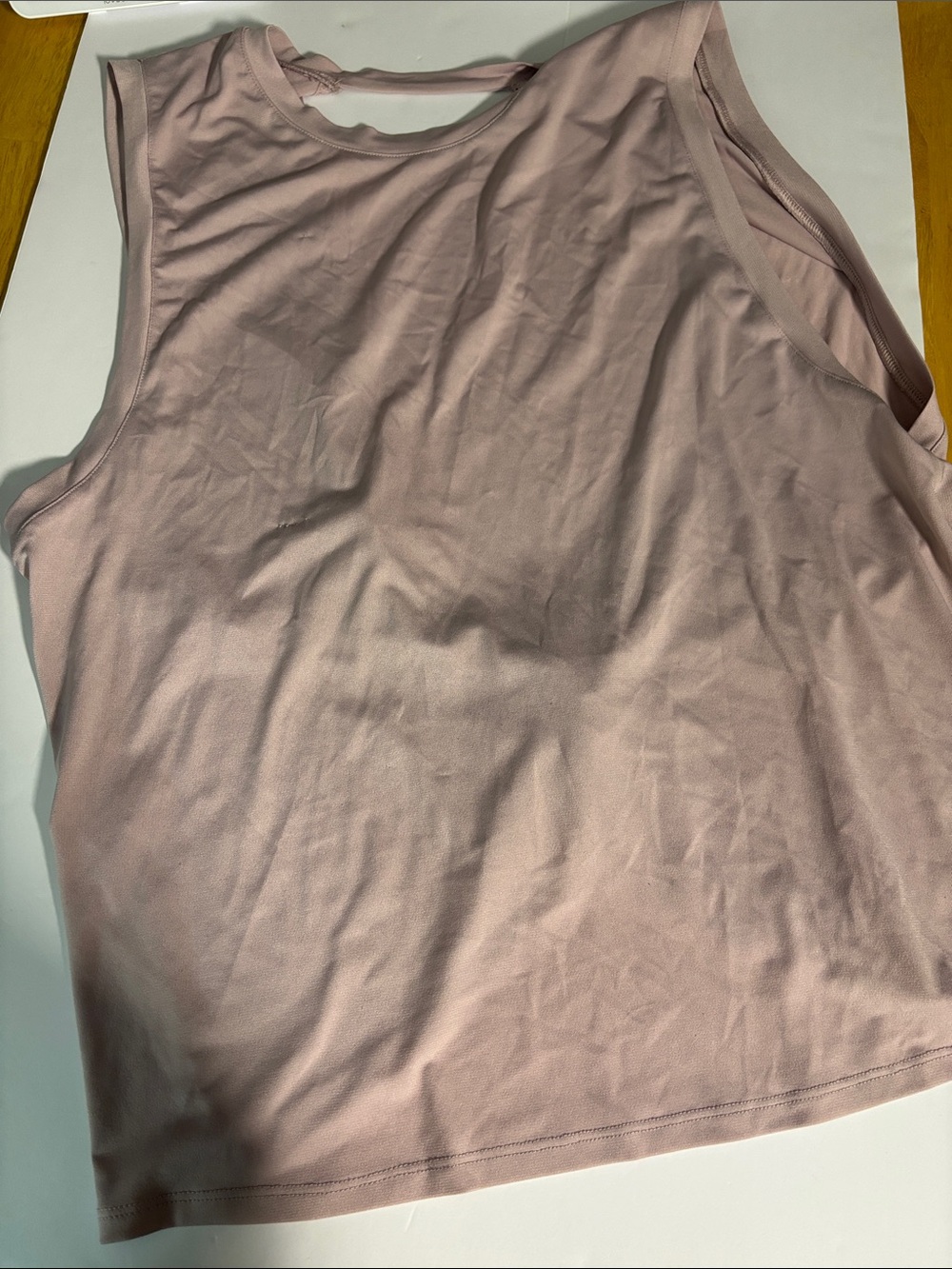 Fabletics Sleeveless Scoop Tank - Dusty Pink